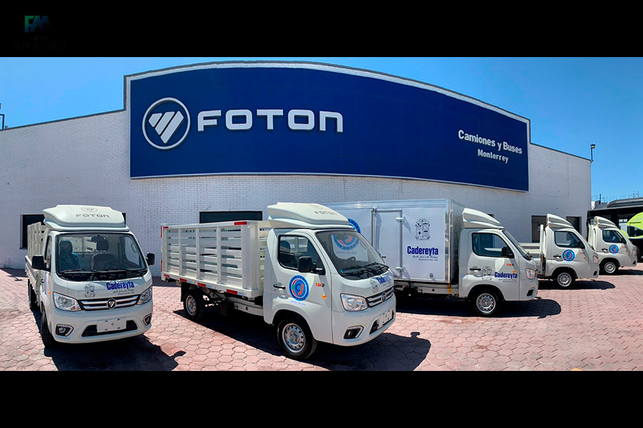 Vehículos de FOTON entregan eficiencia al municipio de Cadereyta Jiménez