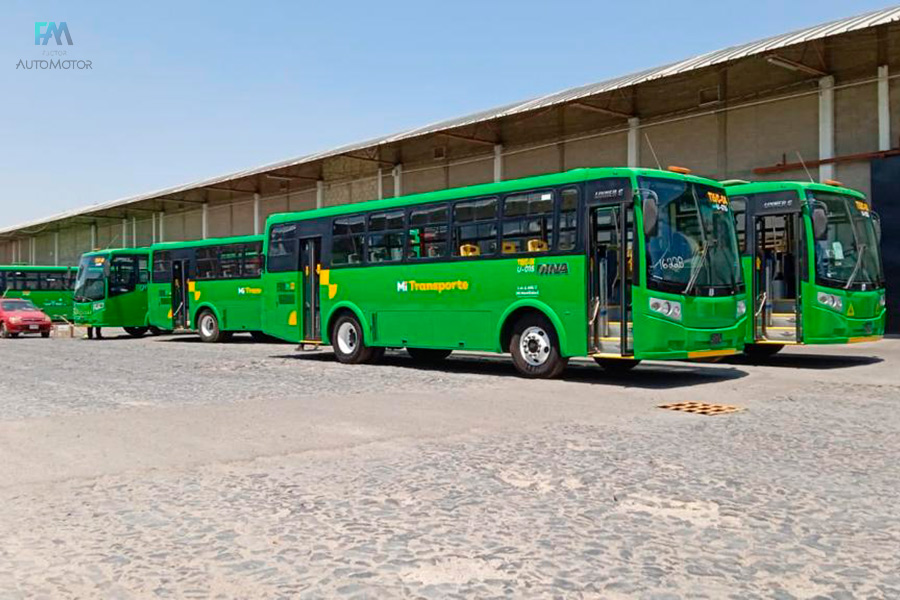 Recibe Transporte ZAPCON 25 autobuses Dina Linner G
