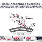 Entrega Canacar Distintivo Transportando Al País, Transportando a México a 292 empresas