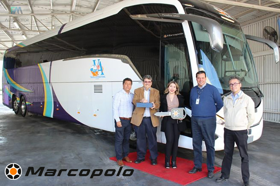 G8 de Marcopolo nueva generación adquirido por V&A Travel International