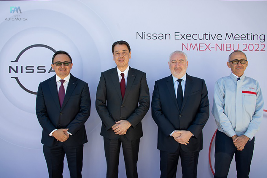 Visita Makoto Uchida, CEO de Nissan, plantas A1 y A2 en Aguascalientes