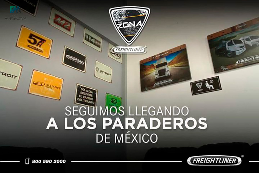 Daimler Truck México crea “La Zona Freightliner” en diferentes rutas del país