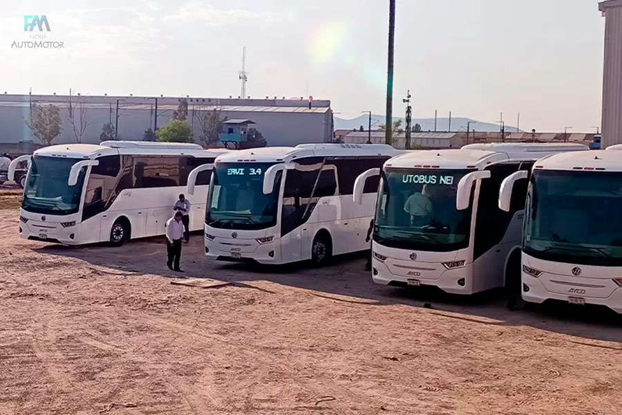 5 Volksbus 18.330 OT se integran a la flota Autotransportes Cardenales de Oriente
