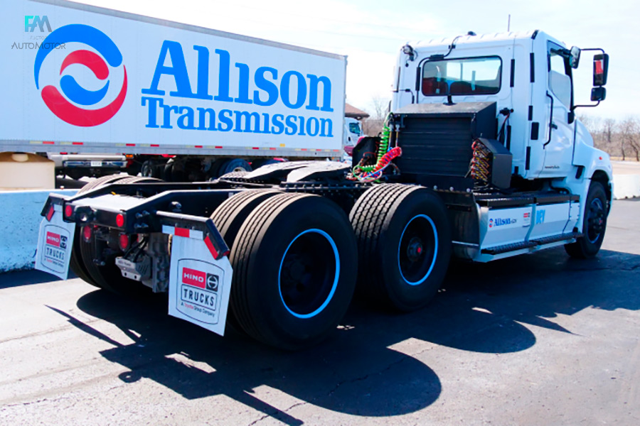 Hino Trucks inicia pruebas con el eje eléctrico de Allison Transmission