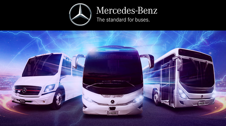 Gama de vehículos Mercedes-Benz Autobuses, marca que se consolida como líder en la comercialización de vehículos de pasaje  por 25 años