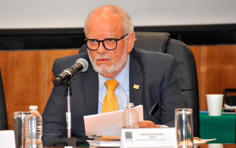 José Refugio Muñoz López, vicepresidente ejecutivo Cámara Nacional del Autotransporte de Carga, CANACAR.