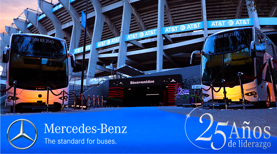 Mercedes-Benz Autobuses suma 25 años consecutivos al frente de las ventas de vehículos de pasaje en México