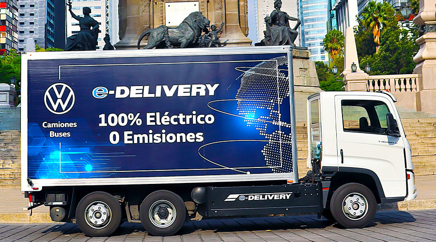 e-Delivery primer camión 100% electric de Volkswagen Camiones y Buses presentado en el marco de Expo Transporte 2022