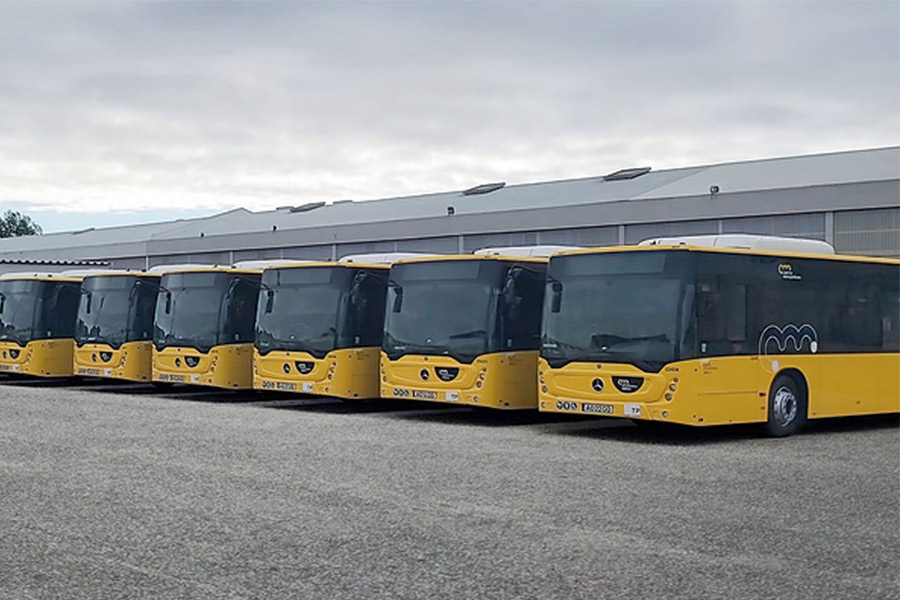 
Algunos autobuses modelo Conecto de Mercedes-Benz para el Área Metropolitana de Lisboa