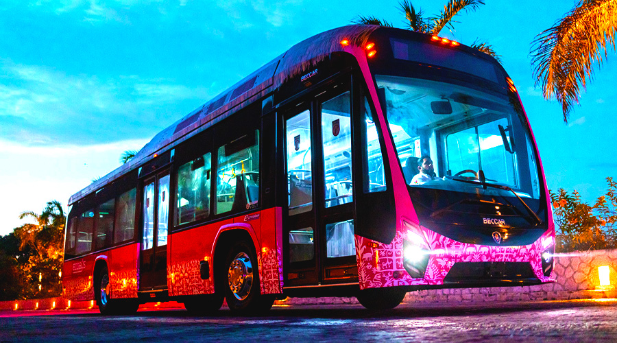 Volt e-Urviabus, primer autobús de Scania para turismo 100% eléctrico ensamblado en México