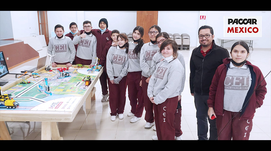 Estas son las escuelas apoyadas por PACCAR México y que participaron en el FIRTS LEGO League: Centro Escolar Inglés,  Secundaria 23 y Secundaria 47 Carlos A. Carrillo que se posicionaron en el 14vo, 21vo y 13vo lugar a nivel regional, respectivamente.