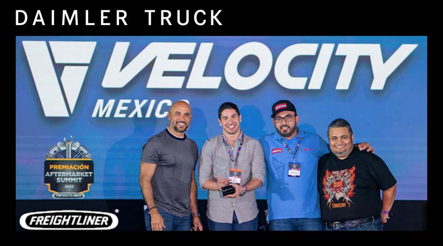 Recibe Velocity México reconocimiento por parte de Daimler Truck México.