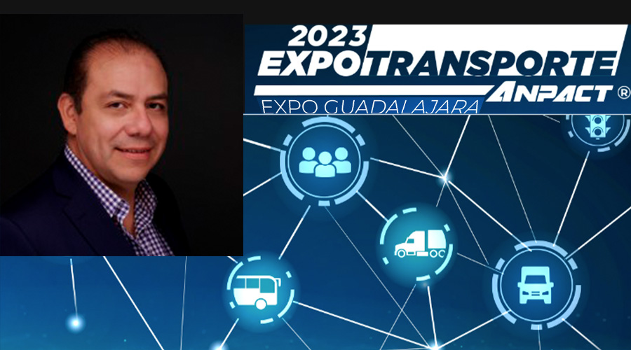 Alejandro Osorio Carranza, director de asuntos públicos y comunicación de la Asociación Nacional de Productores de Autobuses, Camiones y Tractocamiones, ANPACT precisa detalles de Expo Transporte ANPACT 2023