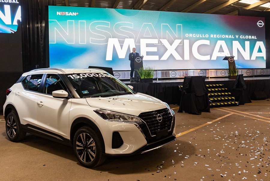 Nissan Kicks, el vehículo 15 millones en salir de la línea de producción en Aguascalientes 1