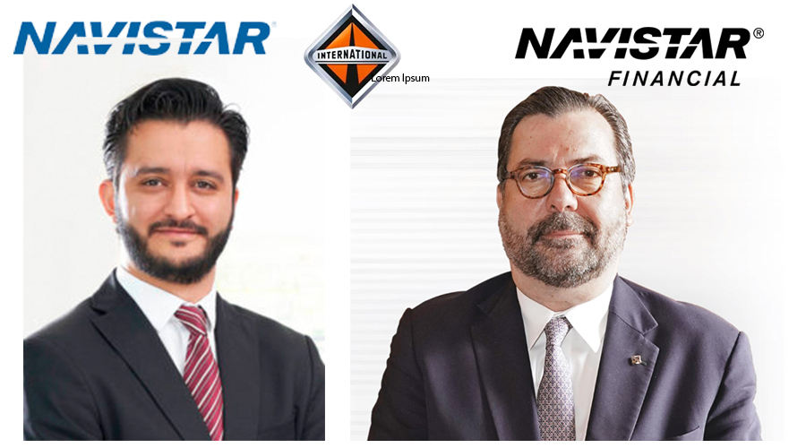 Rafael Alvarenga, vicepresidente de Operaciones Comerciales Navistar México y Bernardo Valenzuela es presidente ejecutivo de NFCx