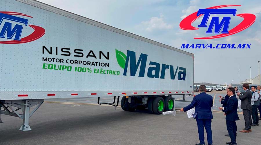 Grupo MARVA empresa transportista encargada del traslado de productos automotrices de Nissan Mexicana en Aguascalientes