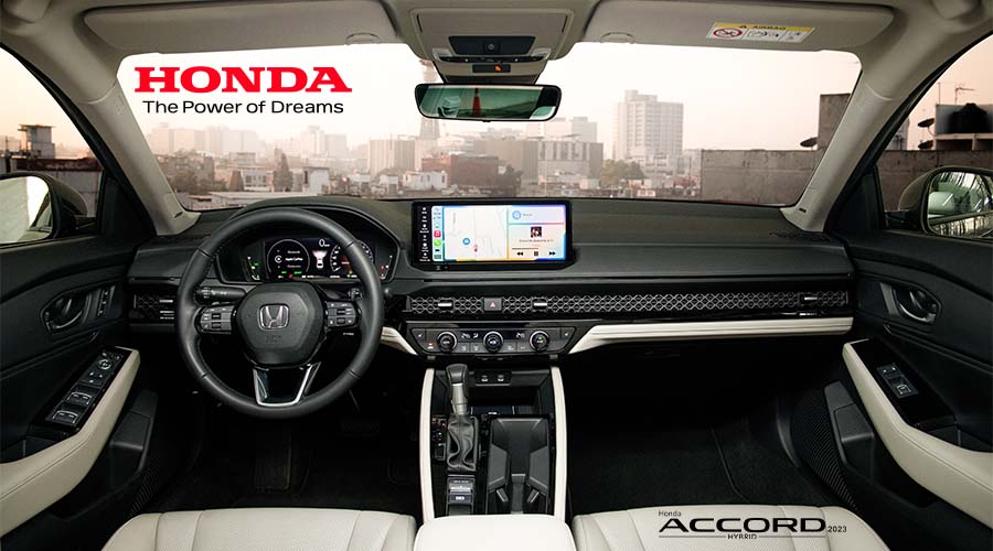 Interior de Accord Hybrid 2023