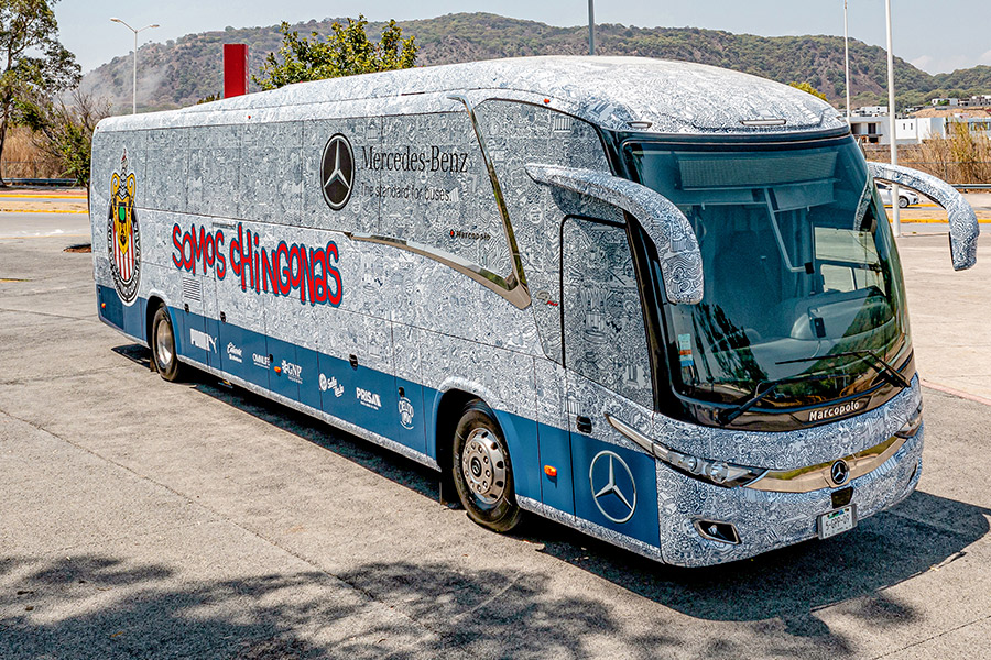 Nuevo autobús Mercedes-Benz con carrocería Paradiso 1200 de Marcopolo
