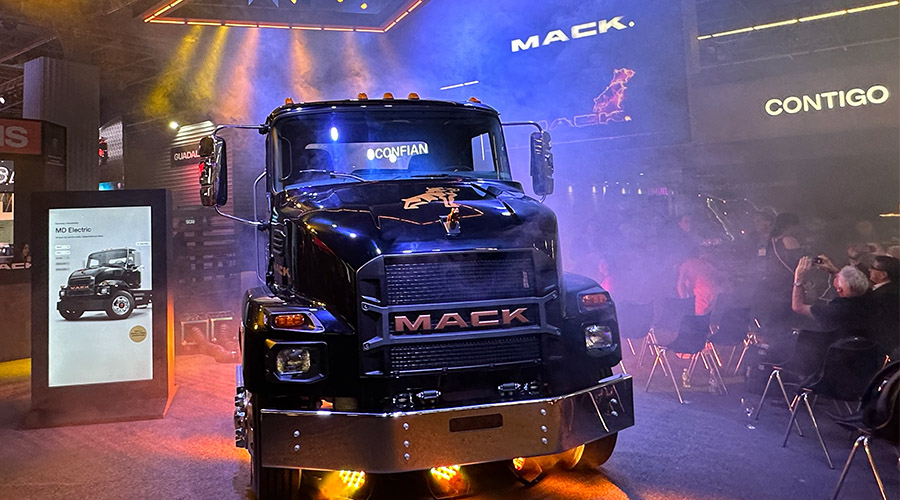 Mack MD Electric nuevo camión de Mack Trucks presentado en Expo Transporte 2023