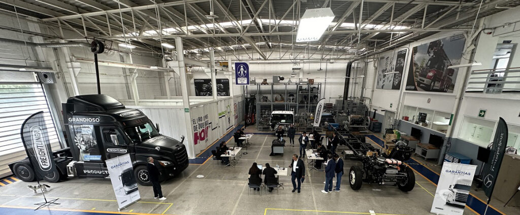 Centro de Capacitación en Santiago Tianguistenco para llevar a cabo la Copa Garantías Daimler Truck 