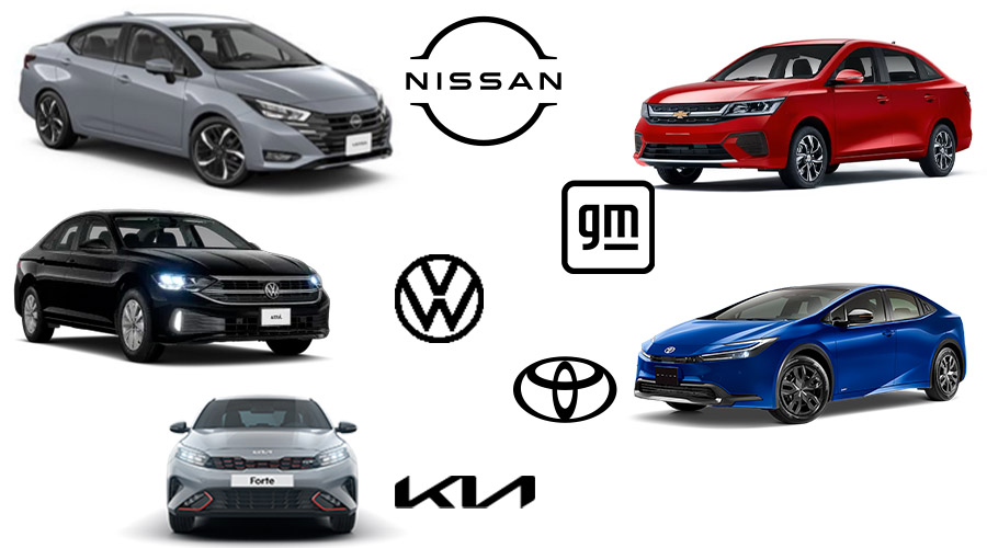 LA venta de autos en 2024 crece 18.7%  Nissan lidera el mercado  seguido de General Motors, Volkswagen, Toyota y KIA 