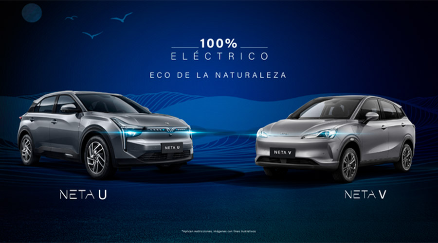 NETA U y NETA V vehículos 100% eléctricos 