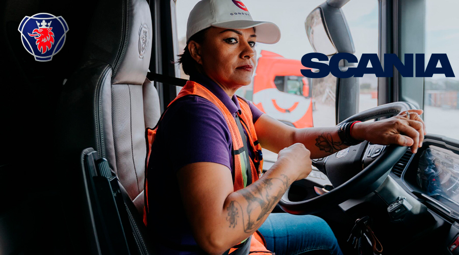 Con el programa Conductoras Scania, la marca sueca impulsa la formación profesional de operadoras de vehículos de carga 