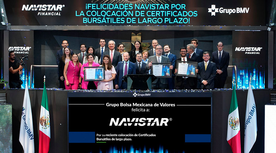 Coloca Navistar Financial  importante cifra de certificados bursátiles en la BMV