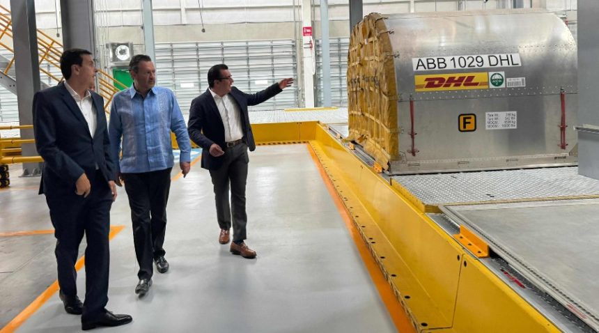 DHL Express informó que los avances de remodelación del HUB Querétaro están a un 80%.