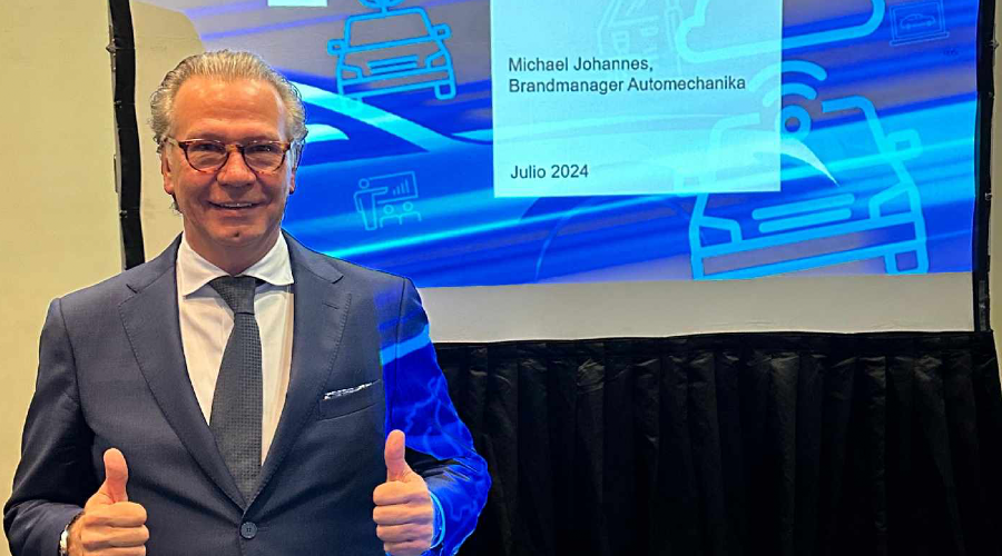 Michael Johannes, bradmanager Automechanika, informó los detalles de la feria automotriz más importante del año en Frankfurt, Alemania.