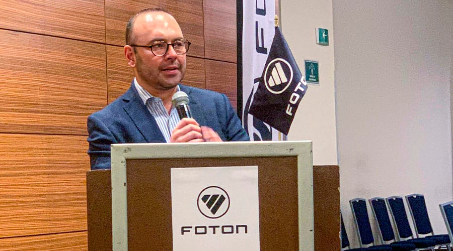 Christian Jullían, presidente de la Asociación Nacional de Distribuidores de FOTON México, ANDFM