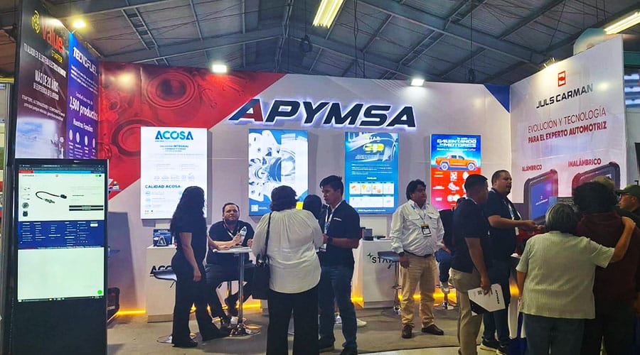 Los asistentes a Expomotriz Guatemala 2025 conocieron el portafolio de productos y soluciones de APYMSA