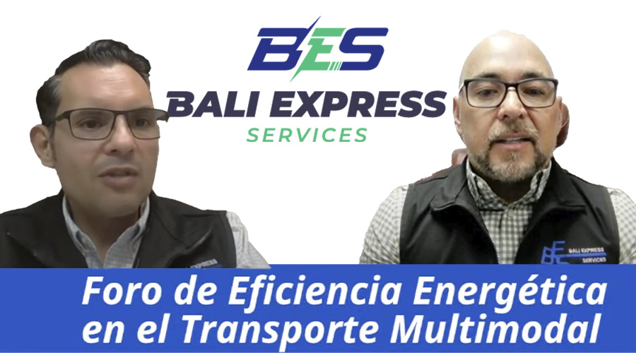 ¿Juan Báez, fundador de Bali Express y Juan Manuel García, gerente general, participan e.n el Foro Eficiencia Energética en el Transporte Multimodal