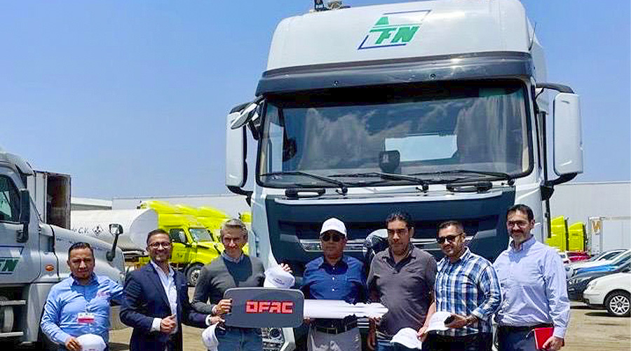 El tractocamión Junfeng H se suma a las operaciones de  Auto Express Frontera Norte