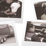 Operadoras de la Ruta 57 capturadas por el lente de Miguel Pérez, fotógrafo y operador. (Imagen tomada de "Poderosas de las 57", Freightliner)