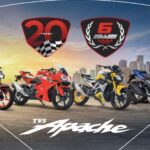 Los modelos TVS Apache, retoman los mejor de los 43 años de existencias de la TVS Racing, para dejar lo mejor de ellas en la pista y carretera.