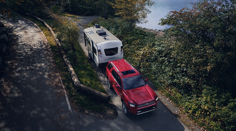 La capacidad de arrastre de la nueva 4Runner HEV de Toyota es de hasta 2 mil 722 kg. Factor Automotor