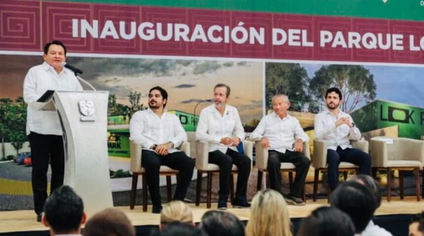 Joaquín Díaz Mena, gobernador de Yucatán, presentó el proyecto que contará con infraestructura moderna para el transporte de carga y la logística. Factor Automotor