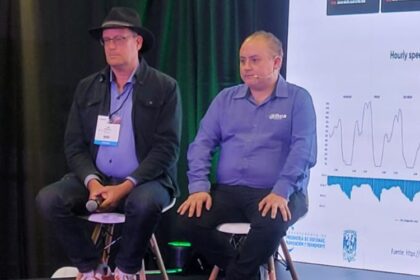 Liam Pedersen, chief scientist at Nissan Advance Technology Center Silicon Valley, durante su participación en Intertraffic Americas, el pasado 19 de junio en CDMX. Factor Automotor