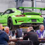 En Porsche Centre Santa Fe se vivió toda la emoción del circuito, donde finalmente el fabricante alemán se quedó a 14 segundos del Ferrari que se llevó la victoria. Factor Automotor