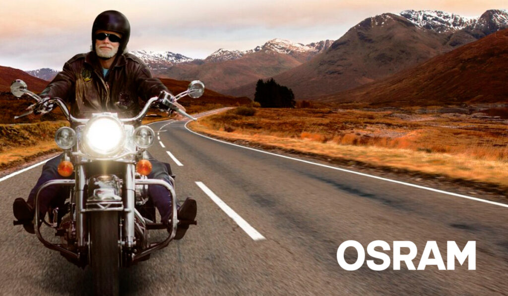 Nueva línea de focos OSRAM para moto: tecnología halógena y LED