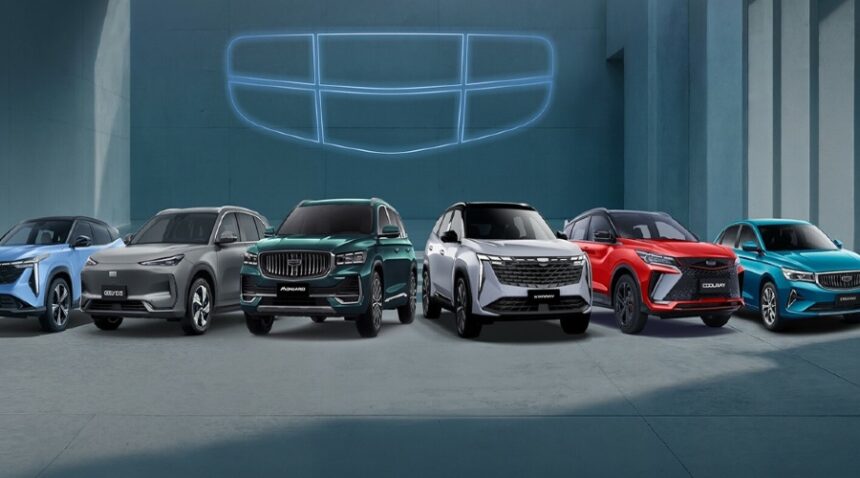 En 2025, Geely Auto lanzó 12 vehículos en más de 40 países, la mayoría de nueva energía. Factor Automotor