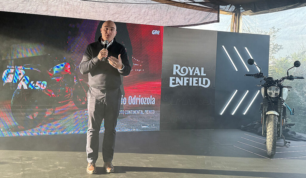 Gregorio Odriozola, Country Manager de Royal Enfield en México Gregorio Odriozola, Country Manager de Royal Enfield en México