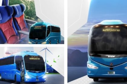 Los autobuses Mercedes Benz están equipados con tecnología Blue Tec 5 o 6 y motores Euro V y VI, los más amigables con el ambiente. Factor Automotor