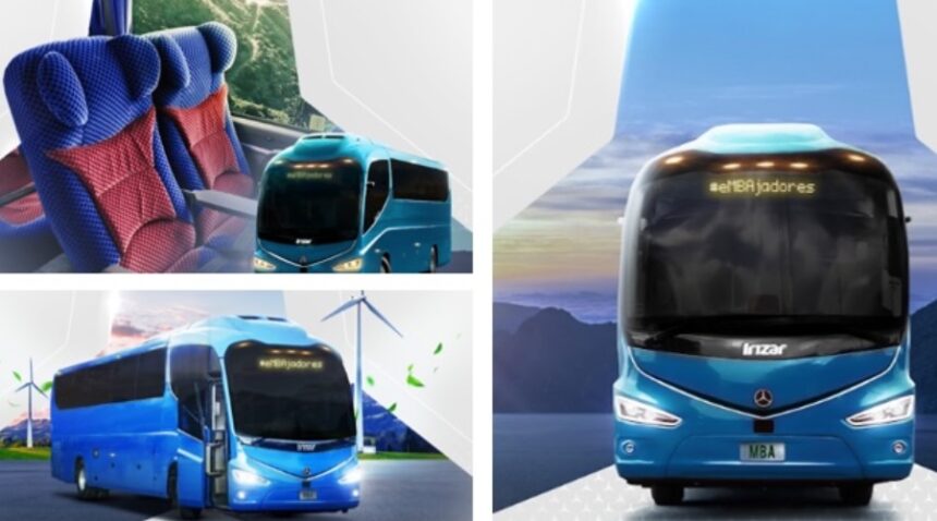 Los autobuses Mercedes Benz están equipados con tecnología Blue Tec 5 o 6 y motores Euro V y VI, los más amigables con el ambiente. Factor Automotor