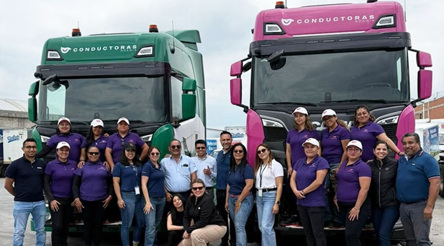 Clara Fragoso comparte su experiencia con la sexta generación del programa Conductoras Scania