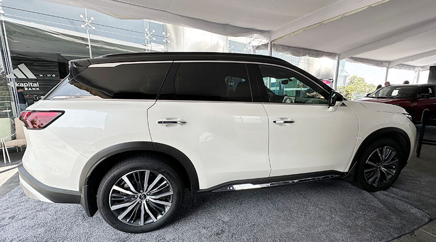 INFINITI QX60 en exhibición durante el Programa de Proveedores de Nissan Fleet Solutions