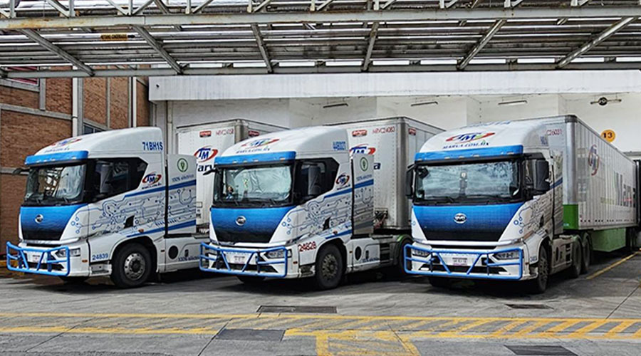 Los nuevos tractocamiones BYD de Unilever estarán dedicados a las operaciones logísticas en el Valle de México Los nuevos tractocamiones BYD de Unilever estarán dedicados a las operaciones logísticas en el Valle de México