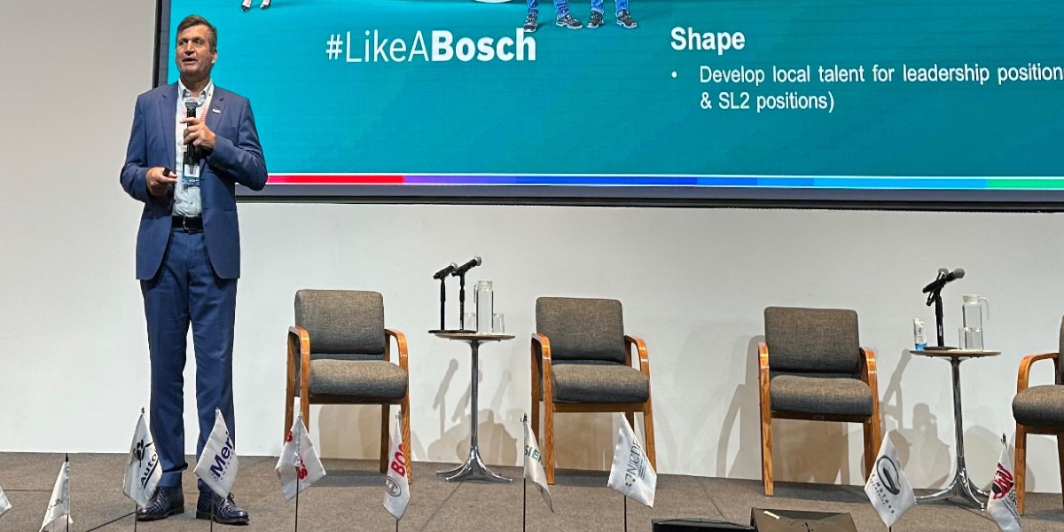 Alexander Firsching, CEO de BOSCH, durante su participación en Business Automotive Meeting 2025