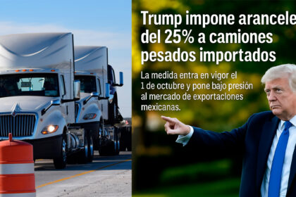 Trump anuncia arancel del 25% a camiones pesados importados